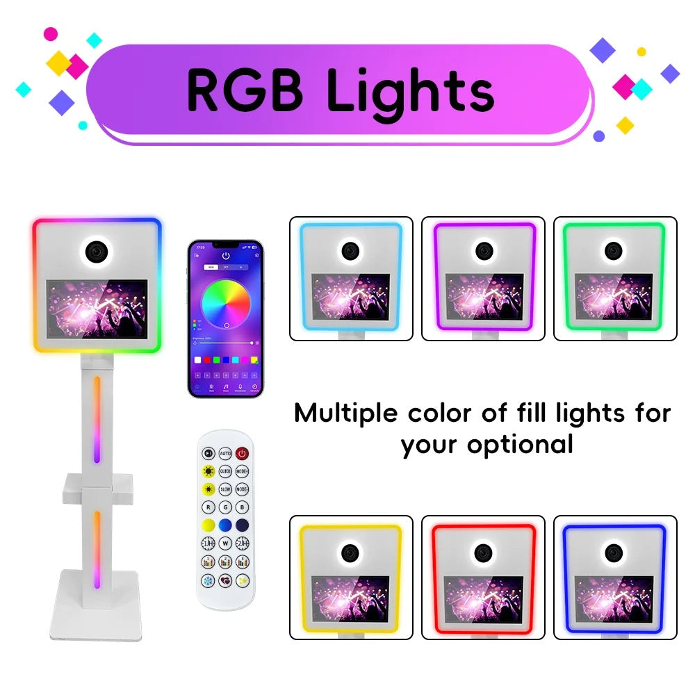 Metal LED DSLR Selfie Pod Photobooth