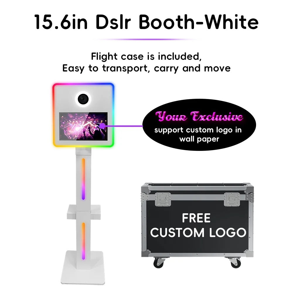 Metal LED DSLR Selfie Pod Photobooth