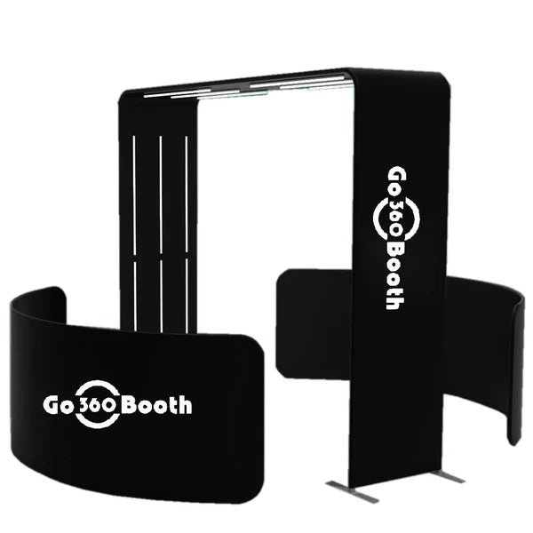 2 Piece With Overhead Photobooth Enclosure