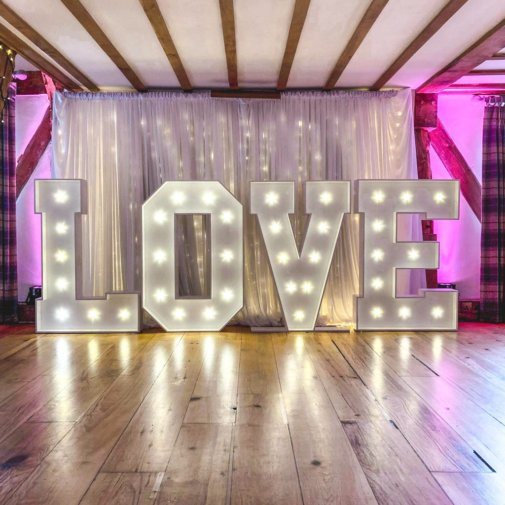 4ft MDF Wooden Marquee Large LED Letters