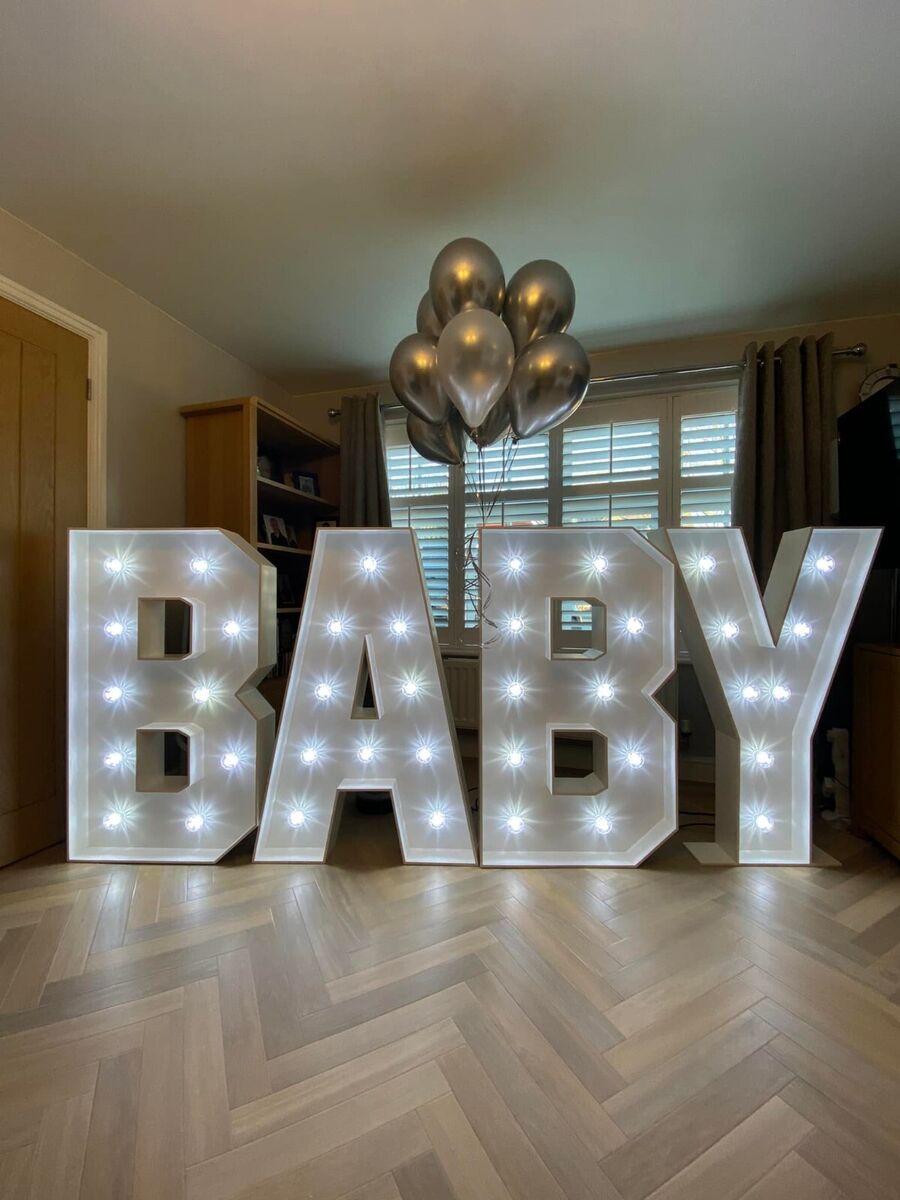 4ft MDF Wooden Marquee Large LED Letters