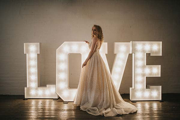 4ft MDF Wooden Marquee Large LED Letters