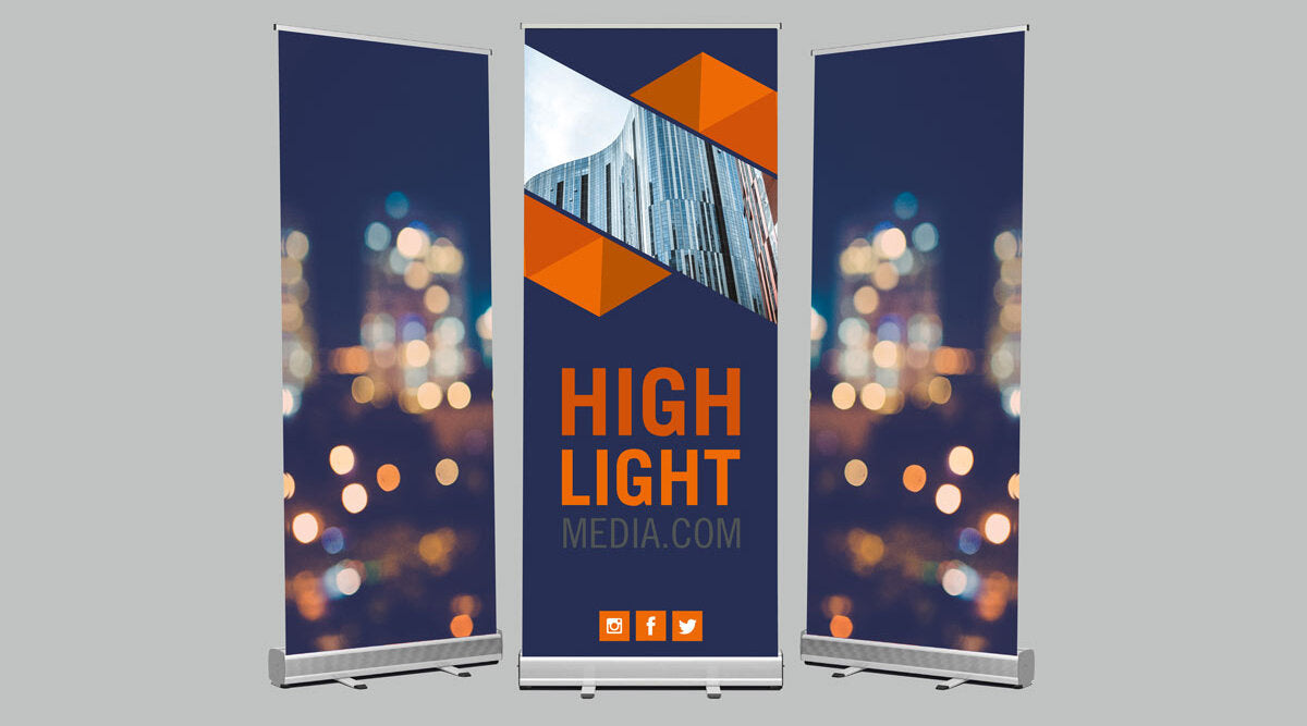 Pull Up Advertising Roller Banner