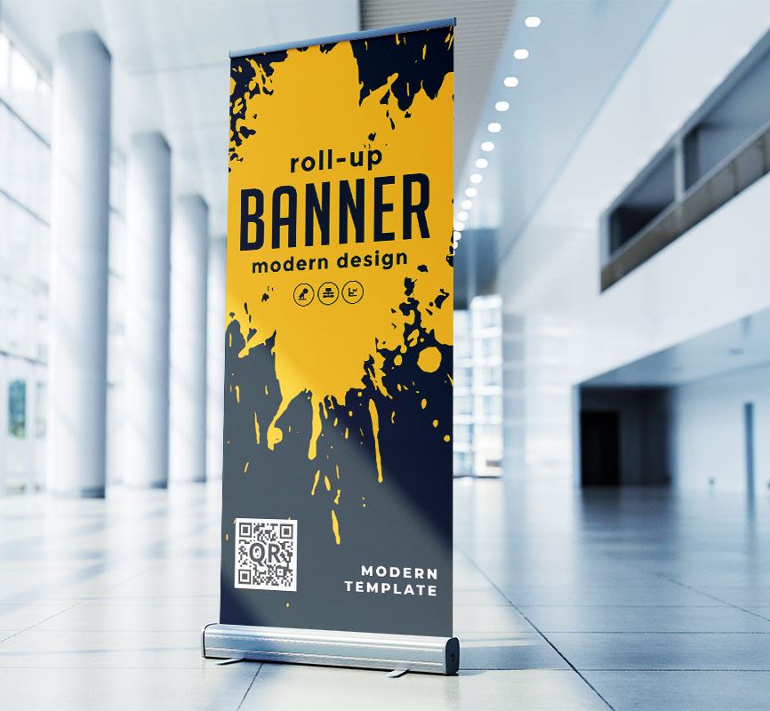 Pull Up Advertising Roller Banner