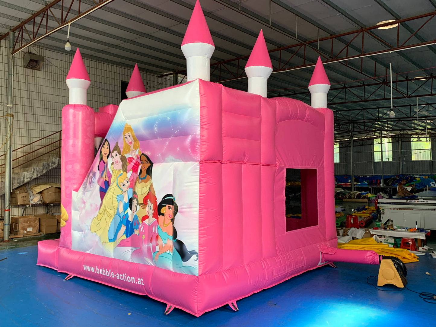 Disney Princess Bouncy Castle With Slide & Landing Pad