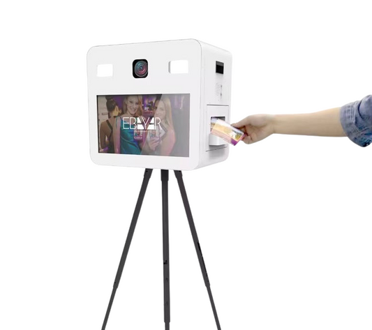 Metal Windows DSLR Selfie Pod Photobooth With Internal Printer Slot