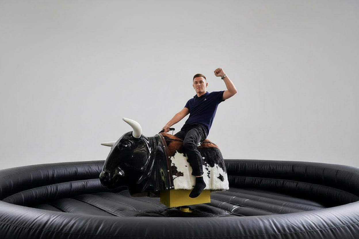 Pink Rodeo Bull Inflatable Mechanical Rodeo Bull | Commercial Grade – CC5 Visuals